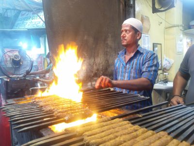Ramadan…Breaking Kababs for Iftar around Jamamasjid