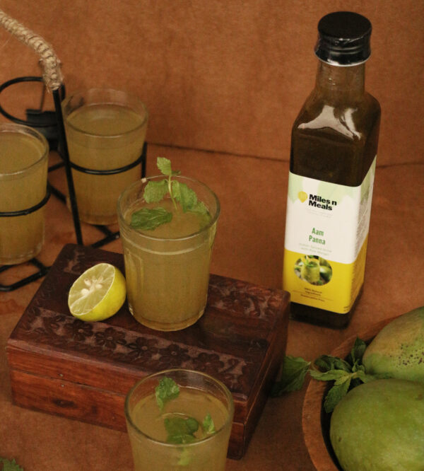 Aam Panna Concentrate Homemade Summer Drink: Tangy concentrate made from raw mangoes.