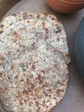 Navratra Special Buckwheat Kuttu Chapati with Bottle Gourd curd dip